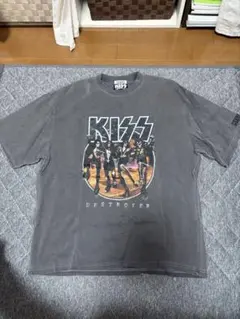 KISS DESTROYER Tシャツ グレーのサムネイル