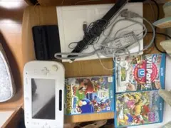 Wii U 本体 ホワイト パッド カセット付き