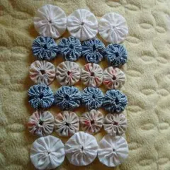 ☆ヨーヨーキルト　ミニマット　ハンドメイド