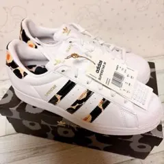 新品　アディダス マリメッコ　24.5cm スーパースター ウニッコプリント