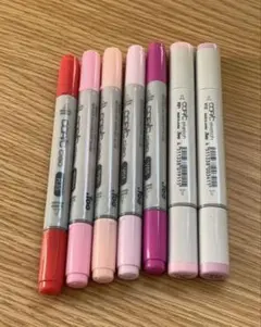 コピックペン　赤系7色のサムネイル