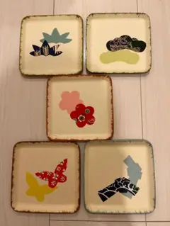和紙　銘々皿　工芸品　5枚セット