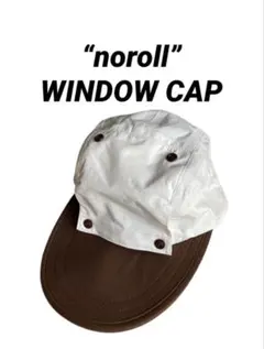 noroll WINDOW CAP ホワイト/ブラウンのサムネイル
