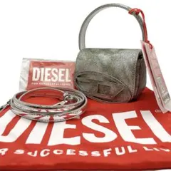 新品・未使用』 DIESEL 1DRバック ゴールド/ピンク ショルダーバッグ