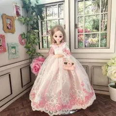 リカちゃんサイズ　22センチドール　ドレスセット　no.2846