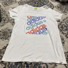 adidas グラフィックプリント Tシャツ 身幅38 身丈50
