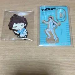 ハイキュー!! 及川徹 登校 ミニアクリルスタンド にとたん ラバーマスコット