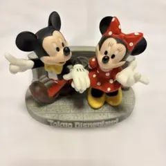 東京ディズニーランド ミッキー ミニー フィギュリン　置き物のサムネイル