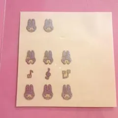 平成レトロ　レア　マイメロディ　シール　シルバー　ラメ