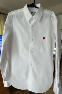 PLAY COMME des GARCONS 長袖シャツ ホワイト Mのサムネイル