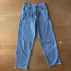 Lunoncure ワイドレッグデニム ライトブルー