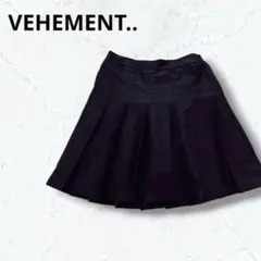 ビーアメント しまむら プリーツ ミニスカート スカパン ブラック 裏地パンツのサムネイル