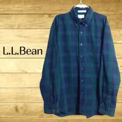 L.L.Bean チェック柄 長袖シャツ ブラックウォッチ　古着　エルエルビーン