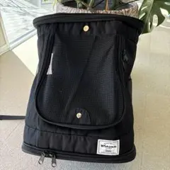 ペット用キャリーリュック ブラック