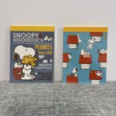 スヌーピー & ウッドストック メモ帳