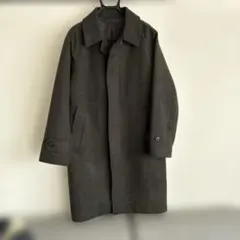 UNIQLO ダークグリーン　ステンカラーコート
