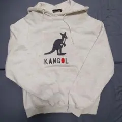 カンゴール　スウェットパーカー　フード付き　プルオーバー　裏起毛　ロゴ刺繍