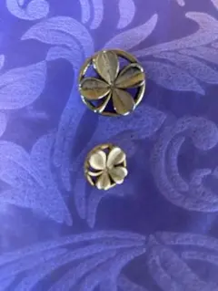 CHANEL 花形ボタン 2個セット
