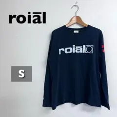 【美品】 ロイヤル roial 長袖カットソー ブラック ジェンダーレス Sのサムネイル