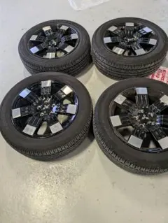 デリカD5 シャモニー 新車外し 純正アルミタイヤセット225/55R18