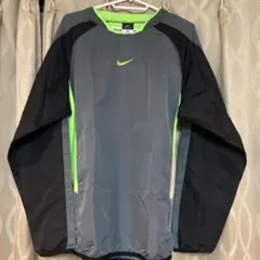 幽*d様 Nike ナイロントレーナー グレー/ネオンイエロー