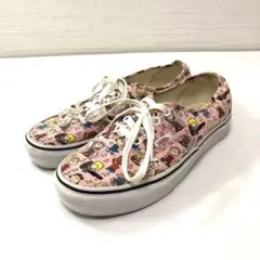◆Vans authentic スニーカー ピーナッツコラボ ピンク 23cm