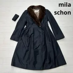 mila schon 　ミラ・ショーン ロングコート ファーコート　 レトロのサムネイル