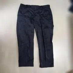 UNIQLO ダークネイビー スラックス ウエスト82 レングス76