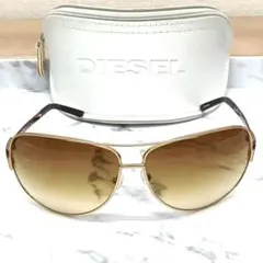 美品⭐️DIESEL サングラス ゴールド ブラウン系のサムネイル