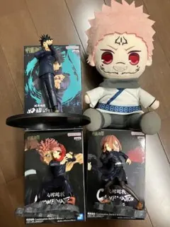 呪術廻戦 フィギュアセット 宿儺ぬいぐるみ付き