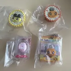 たまごっち手作りおやつチャーム　まめっちめめっち パッケージコレクションなど4点