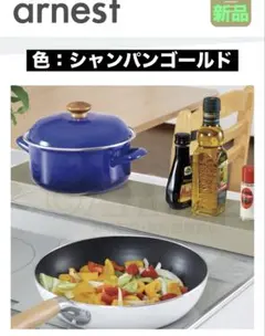 コンロ奥カバー&ラック　シャンパンゴールド　アーネスト（株）　新品未使用品のサムネイル