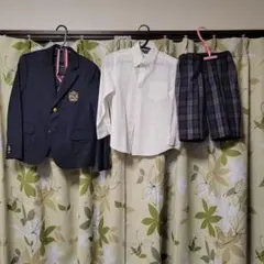 COMME CA ISM エンブレム付きスーツ・ブレザーセット