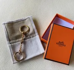 未使用品　HERMES ゴールドスカーフリング