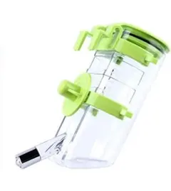 ペット用 ウォーターノズル ケージ用 給水ボトル 犬猫小動物用 グリーン)