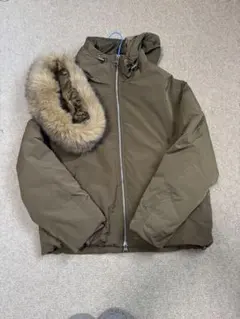 H&M パッデッド　ファー付きジャケット
