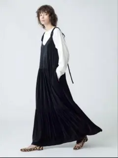 ronherman ベロア　キャミワンピース