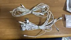 USB Type-A/USB Type-C/Lightning 充電コード