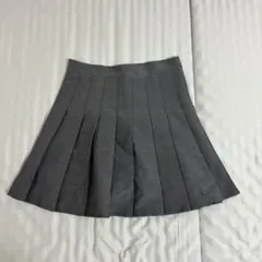 プリーツスカート ミニ丈 グレーのサムネイル