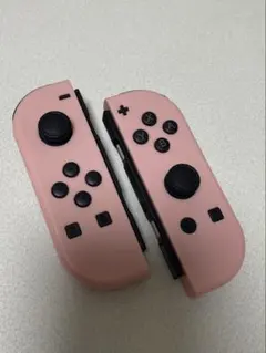 Switch互換品ジョイコンLED付 ピンク ジャンク