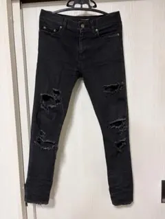 Saint Laurent エディ期 archive ブラック デニム - メルカリ