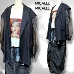 ❤️新品未使用❤️MICALLE MICALLE✖️Dw2Rリメイク風ジャケット38M 2026年最新】MICALLE MICALLE レディース テーラードジャケットの人気