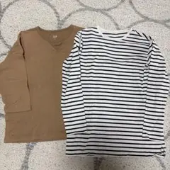 GAP ユニクロ　長袖・七部カットソー 2枚セット