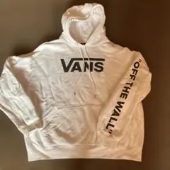 VANS ホワイト パーカー