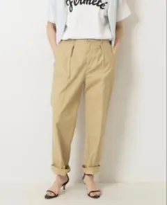 Spick and Span バックサテンイージーカーゴパンツ