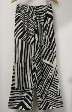 SIMPLICITE◆総柄ワイドパンツ　ポリエステル　ブラック系　レディースEのサムネイル