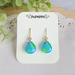 しずく（ドロップ）型ピアス③