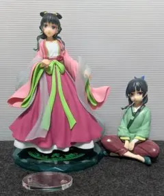 【箱無・美品】薬屋のひとりごと 猫猫 プライズフィギュア2点 アクリル台座付き