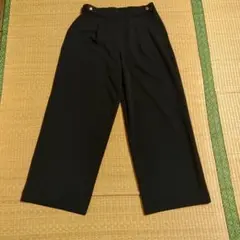 ワイドパンツ　黒　サイズS