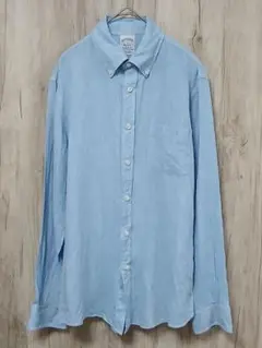 BROOKS BROTHERS リネンシャツ アイリッシュリネン100％のサムネイル
